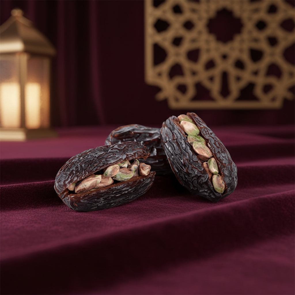 Dates with Pistachio Filling