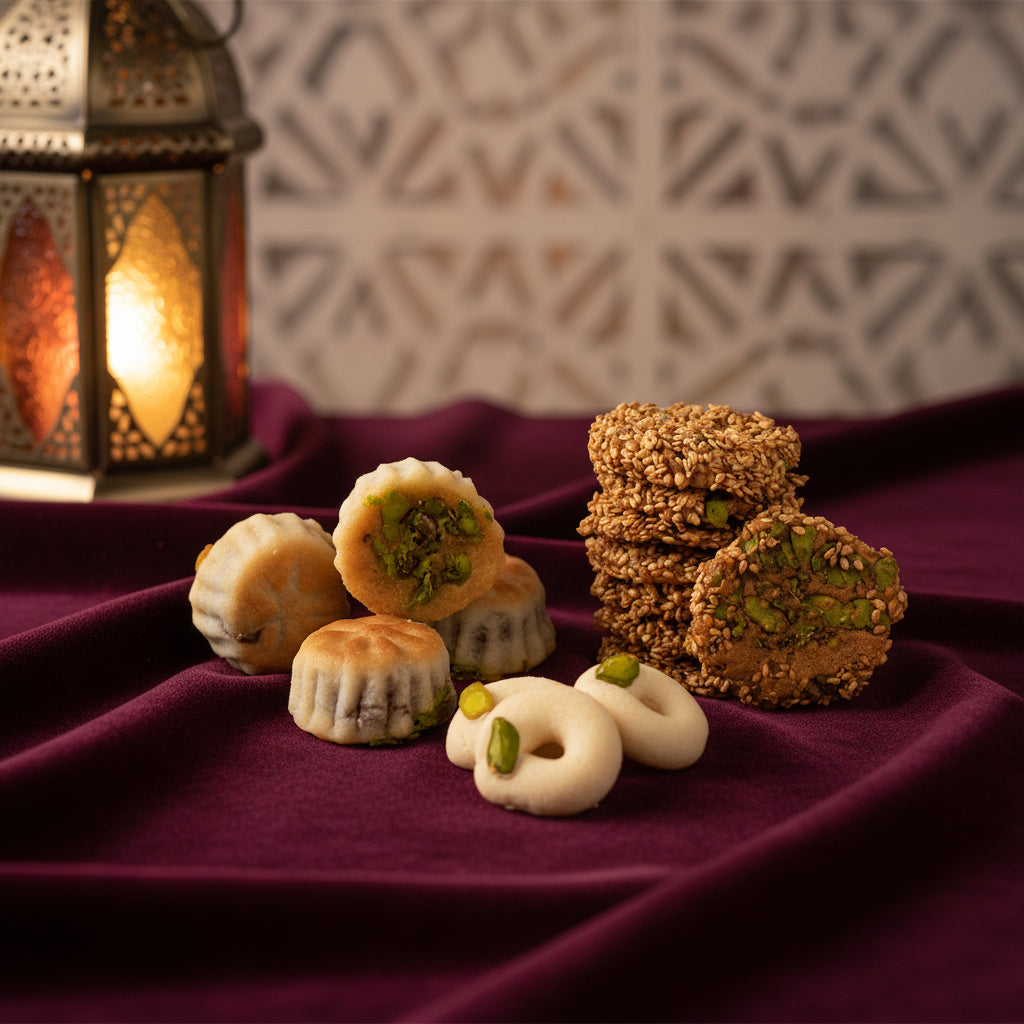 Mix of Ghuraibeh, Barazek & Mamool Dates